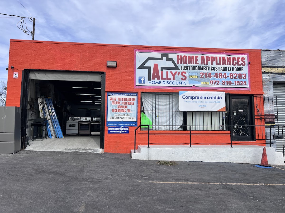 ALLY’S HOME DISCOUNT APPLIANCES OUTLET